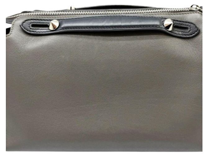 Borsa a tracolla FENDI By The Way Medium Marrone Nero - vista 2
