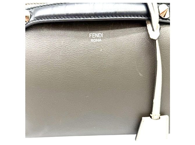Borsa a tracolla FENDI By The Way Medium Marrone Nero - vista 9