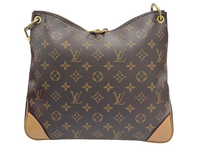 Bolsa de Ombro Louis Vuitton Odeon NM MM Monogram Marrom Monograma - vista 2