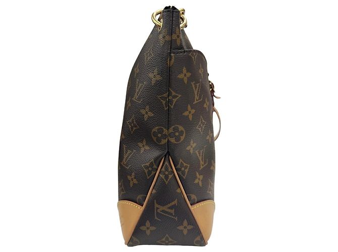 Bolsa de Ombro Louis Vuitton Odeon NM MM Monogram Marrom Monograma - vista 3