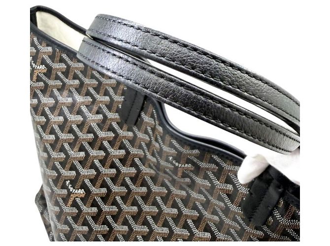 Bolso Tote Goyard Saint Louis PM Castaño Negro - vista 9