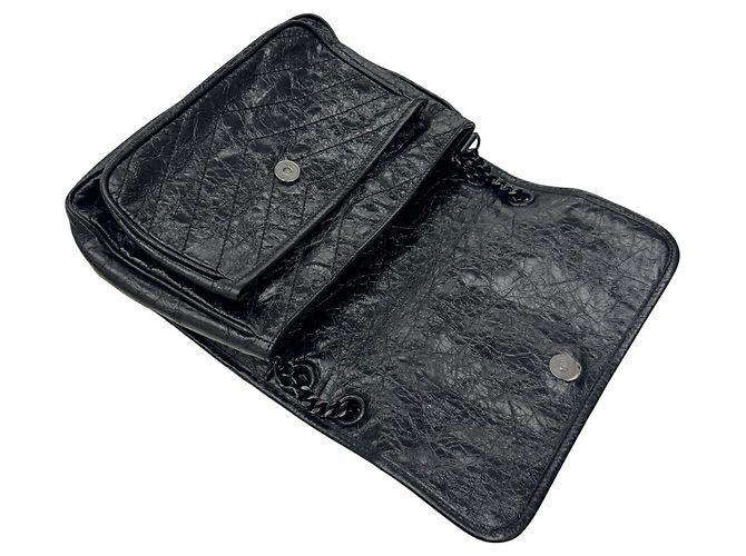 Borsa a tracolla con catena NIKI Medium Yves Saint Laurent Nero - vista 12