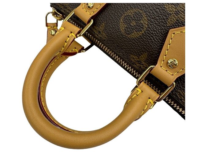 Bolsa de Ombro Louis Vuitton Monogram Nano Speedy Marrom Monograma - vista 11