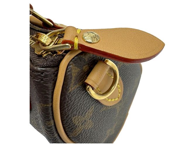 Bolsa de Ombro Louis Vuitton Monogram Nano Speedy Marrom Monograma - vista 12