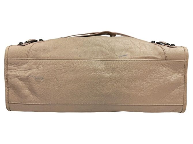 Sac à épaule Balenciaga City Beige - vue 5