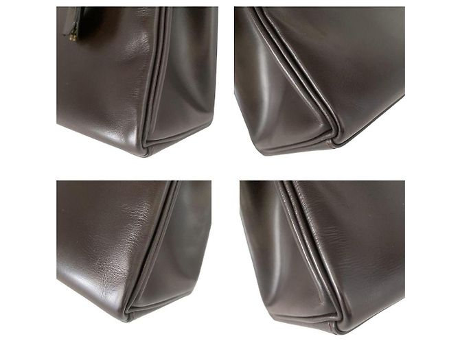 Hermès Hermes Kelly 32 Brown Box (Chocolat) Calf Gold Hardware (GHW) Marrone - vista 11