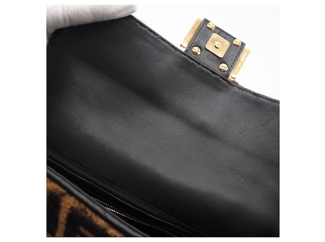 Borsa a secchiello Fendi Zucca Mamma Marrone Beige - Ansicht 12