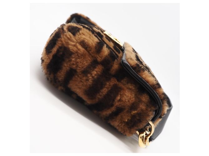 Borsa a secchiello Fendi Zucca Mamma Marrone Beige - Ansicht 8