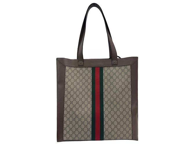 Bolso Tote Gucci 529720 Ophidia Multicolor Beige Marrón oscuro - vista 2