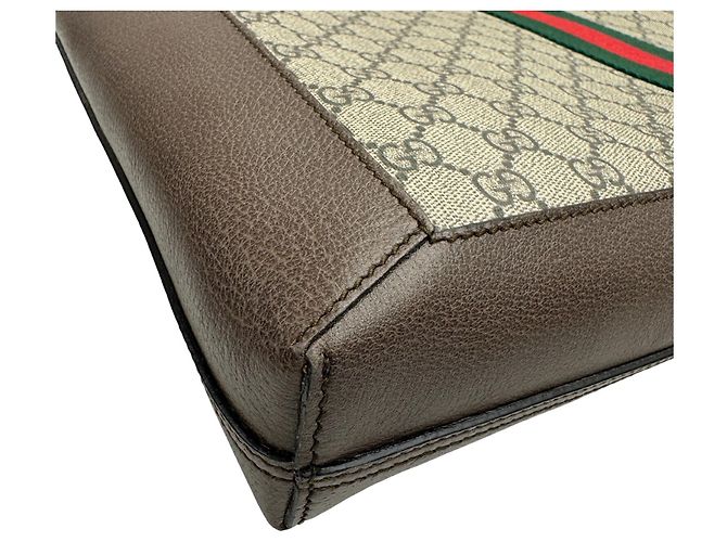 Bolso Tote Gucci 529720 Ophidia Multicolor Beige Marrón oscuro - vista 4
