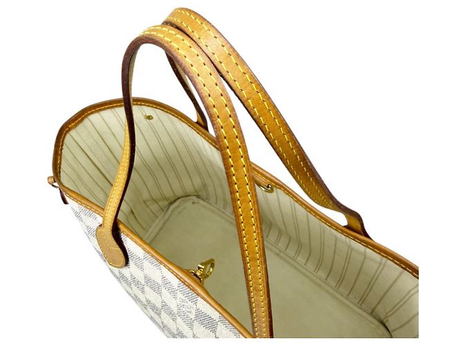 Bolso Tote Louis Vuitton Damier Azur Neverfull PM - vista 12