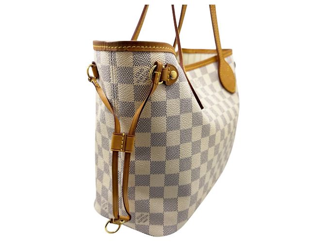 Bolso Tote Louis Vuitton Damier Azur Neverfull PM - vista 3