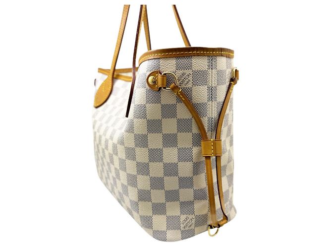 Bolso Tote Louis Vuitton Damier Azur Neverfull PM - vista 4