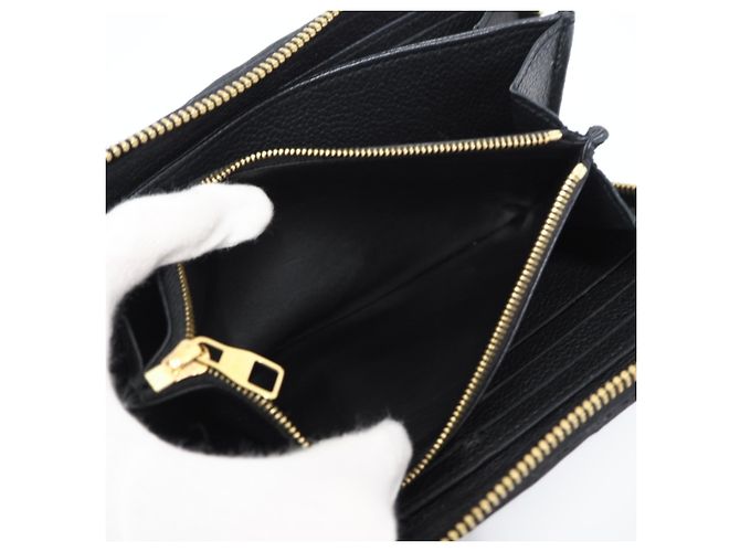 Portafoglio Zippy Louis Vuitton Monogram Empreinte Nero - vista 13