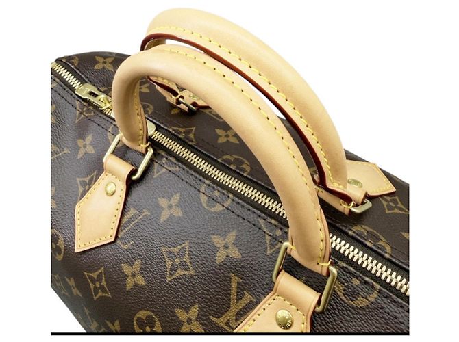 Louis Vuitton Speedy 35 Bandoulière M41111 Boston Bag Marrone - vista 11