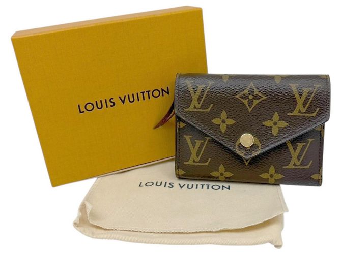 Louis Vuitton Monogram Portefeuille Victorine Wallet Castaño - vista 11