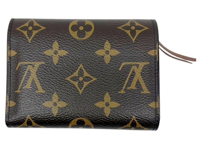 Louis Vuitton Monogram Portefeuille Victorine Wallet Castaño - vista 2
