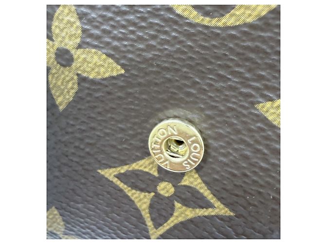 Louis Vuitton Monogram Portefeuille Victorine Wallet Castaño - vista 5