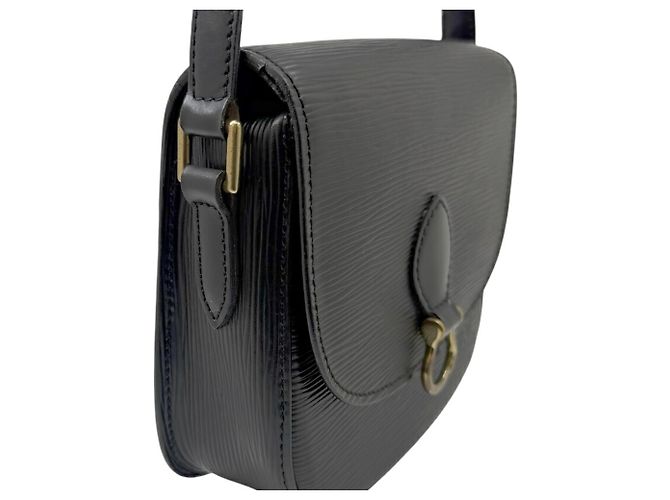 Louis Vuitton Epi Mini Saint Cloud Schultertasche Schwarz - Ansicht 3