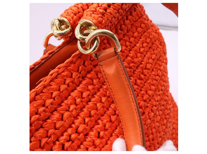 Bolso Dolce & Gabbana Raffia Miss Sicily Naranja - vista 11