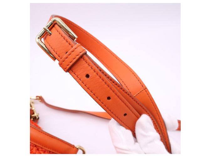 Bolso Dolce & Gabbana Raffia Miss Sicily Naranja - vista 12