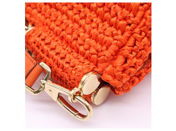 Bolso Dolce & Gabbana Raffia Miss Sicily Naranja - vista 15
