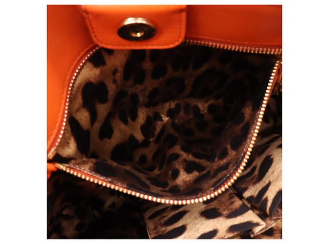 Bolso Dolce & Gabbana Raffia Miss Sicily Naranja - vista 17