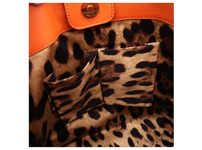 Bolso Dolce & Gabbana Raffia Miss Sicily Naranja - vista 18