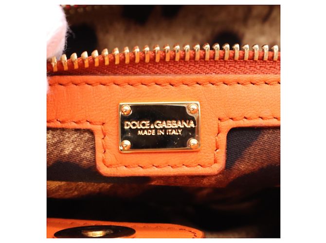 Bolso Dolce & Gabbana Raffia Miss Sicily Naranja - vista 19