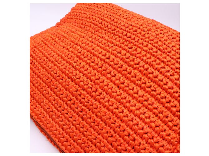 Bolso Dolce & Gabbana Raffia Miss Sicily Naranja - vista 4