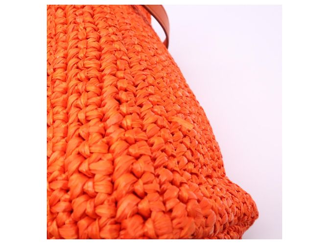 Bolso Dolce & Gabbana Raffia Miss Sicily Naranja - vista 6