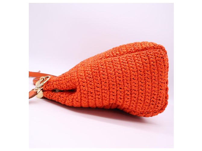 Bolso Dolce & Gabbana Raffia Miss Sicily Naranja - vista 7
