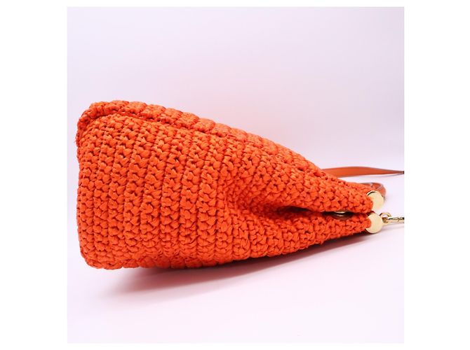 Bolso Dolce & Gabbana Raffia Miss Sicily Naranja - vista 8