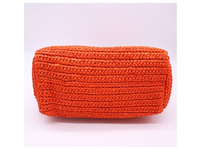 Bolso Dolce & Gabbana Raffia Miss Sicily Naranja - vista 9