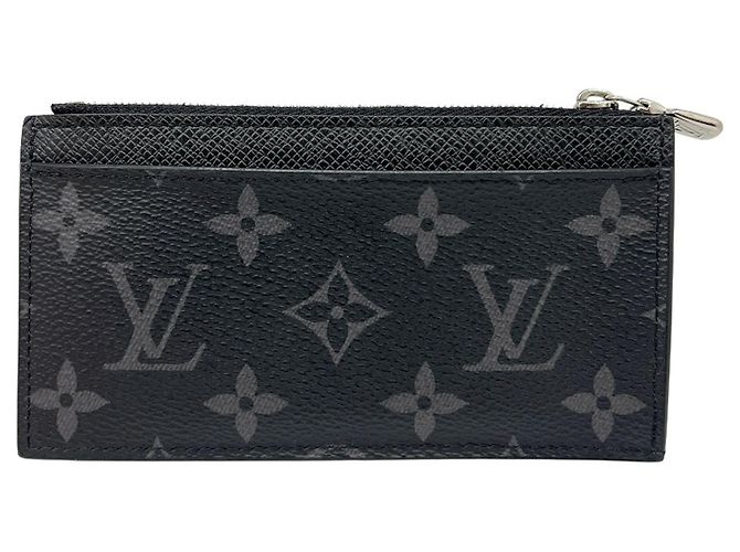 Louis Vuitton Monogram Eclipse Card Case Preto - vista 2