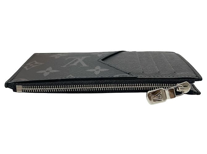 Louis Vuitton Monogram Eclipse Card Case Preto - vista 4