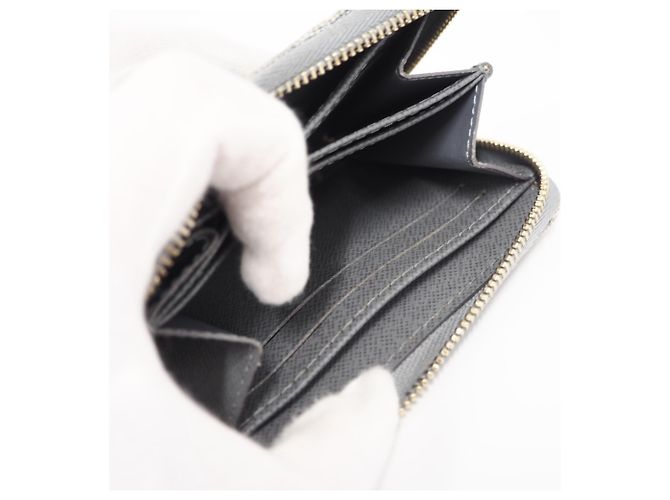 Monedero Zippy de denim Monogram Louis Vuitton Castaño - vista 11
