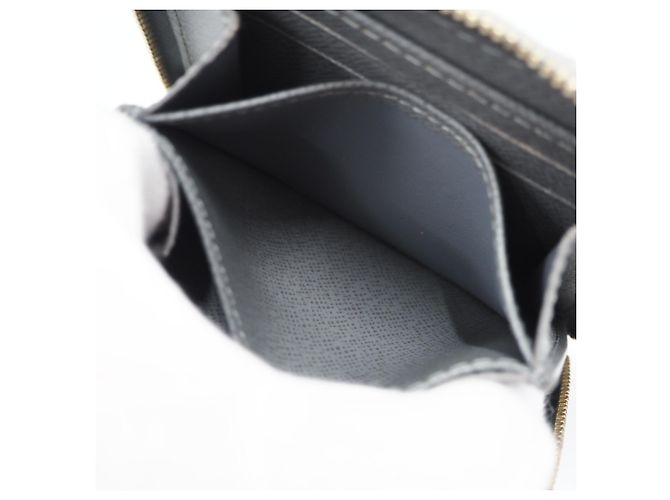 Monedero Zippy de denim Monogram Louis Vuitton Castaño - vista 12