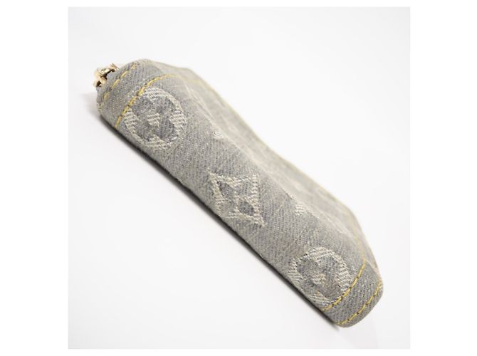 Monedero Zippy de denim Monogram Louis Vuitton Castaño - vista 5