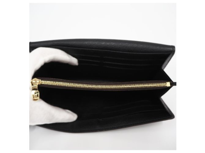 Louis Vuitton Reverse Portefeuille Sarah Long Wallet Marron Beige - vue 10