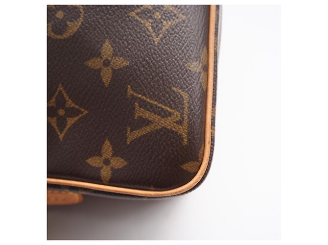 Sac à main Louis Vuitton Monogram Viva Cite MM Marron Beige - vue 11