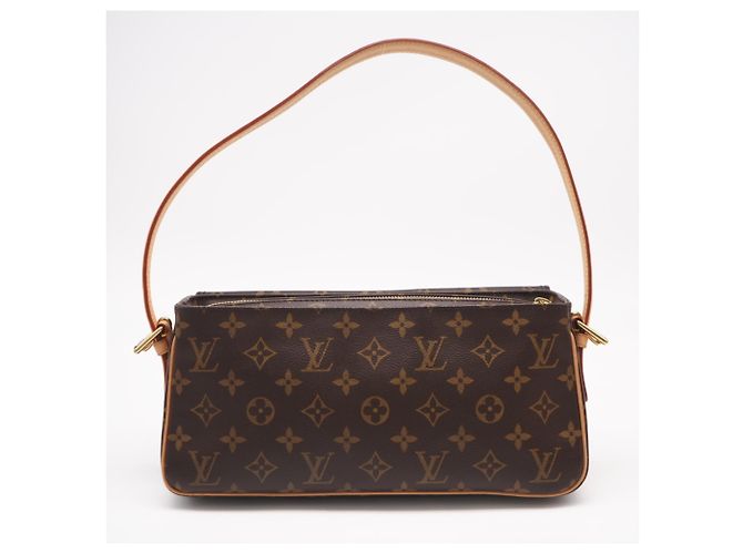 Sac à main Louis Vuitton Monogram Viva Cite MM Marron Beige - vue 2