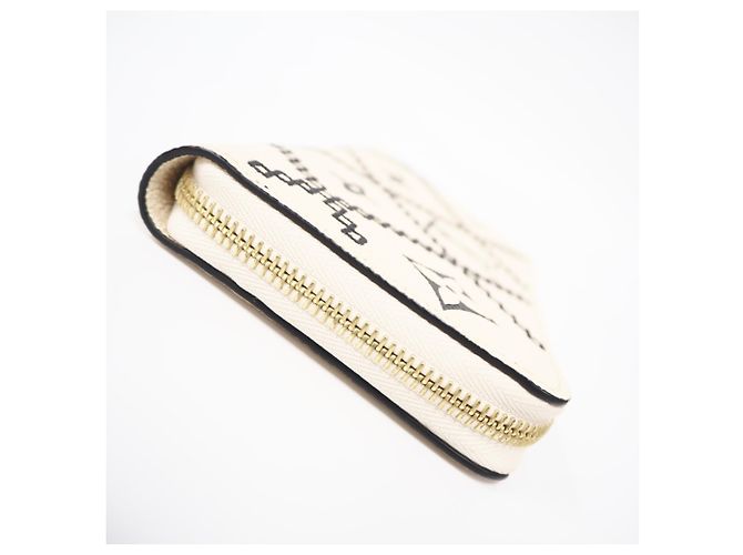 Louis Vuitton Monogram Empreinte Broderie Zippy Wallet Schwarz Beige - Ansicht 8