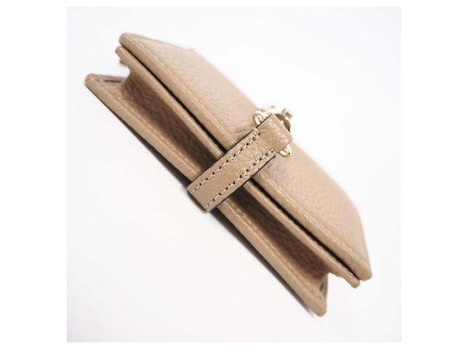 GUCCI Jackie Medium Wallet in Beige Leather - view 4