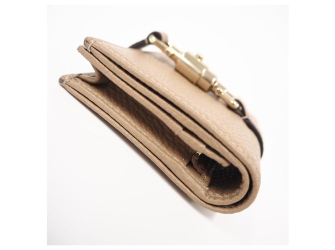 GUCCI Jackie Medium Wallet in Beige Leather - view 7