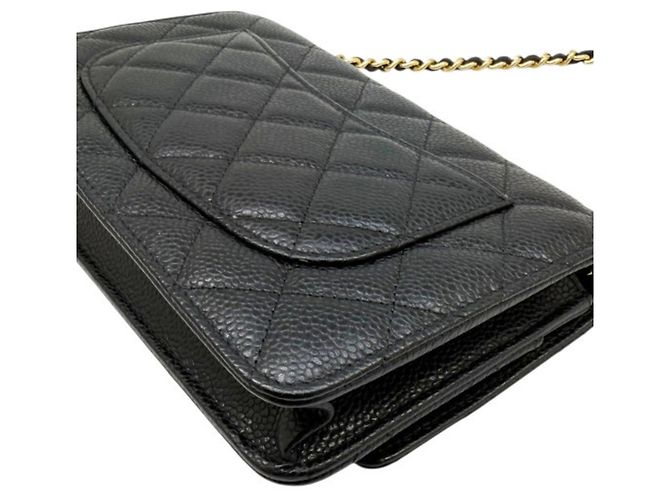 Portafoglio a catena Chanel Matelassé Timeless Classic Nero - vista 10