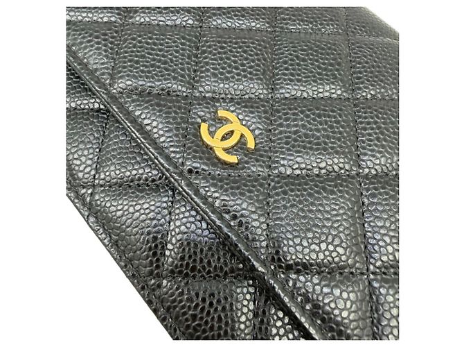 Portafoglio a catena Chanel Matelassé Timeless Classic Nero - vista 11