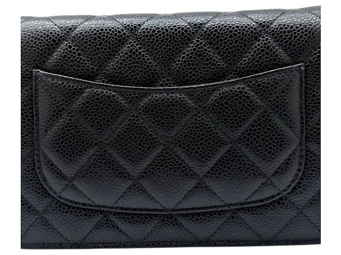 Portafoglio a catena Chanel Matelassé Timeless Classic Nero - vista 3