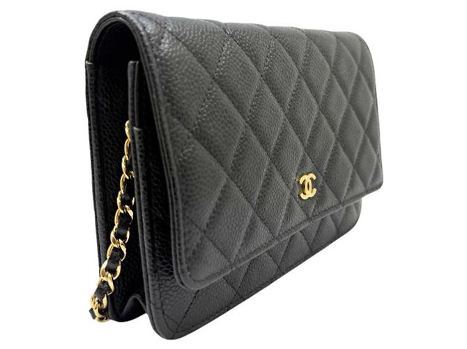 Portafoglio a catena Chanel Matelassé Timeless Classic Nero - vista 4