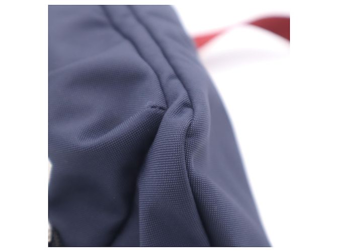 Borsa a cintura Balenciaga Nylon Wheel Rosso Blu navy - vista 12